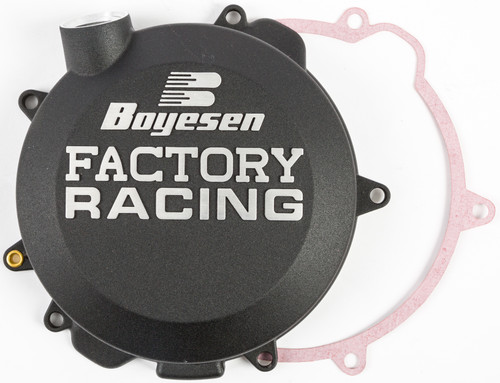 Factory Racing Clutch Cover Black CC-41AB
