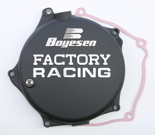 Factory Racing Clutch Cover Black CC-17B Factory Racing Clutch Cover Black CC-17B