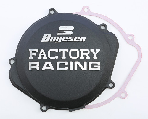 Factory Racing Clutch Cover Black CC-07XB
