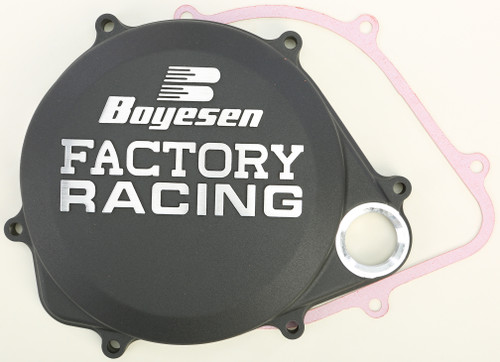 Factory Racing Clutch Cover Black CC-06CB
