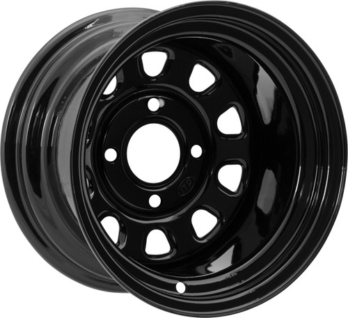 Delta Blk Rear 12x7 2+5 4/110