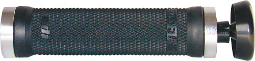 Ruffian No Flange Lock On Grip Black/Silver 130mm Ruffian No Flange Lock On Grip Black/Silver 130mm