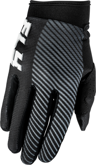 Youth F 16 Gloves Black/White Yxs