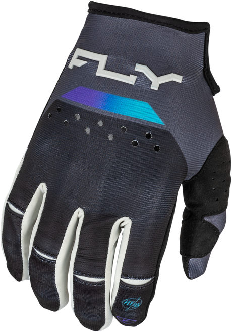 Kinetic Reload Gloves Charcoal/Black/Blue Iridium 3x