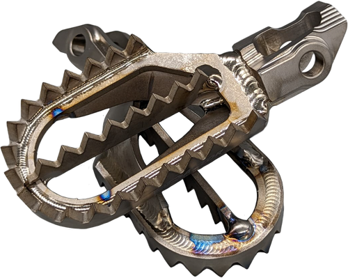 Titanium Foot Pegs 5mm Back From Stock