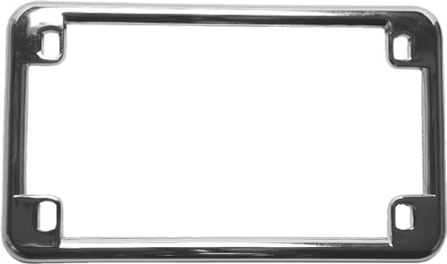 License Frame Chrome 4 1/8" X 7 1/4" License Frame Chrome 4 1/8" X 7 1/4"
