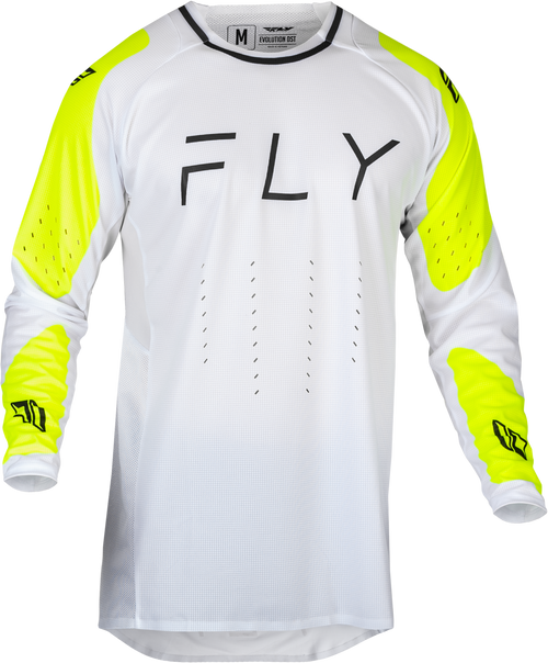 Evolution Dst Jersey White/Hi Vis Lg