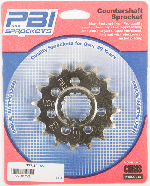 Front Cs Sprocket Steel 16t 530 Yam 777-16 Front Cs Sprocket Steel 16t 530 Yam 777-16
