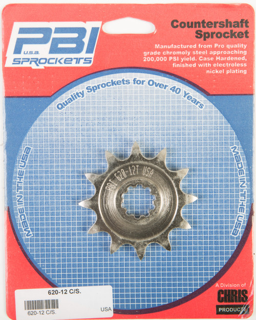 Front Cs Sprocket Steel 12t 520 Kaw/Suz 620-12 Front Cs Sprocket Steel 12t 520 Kaw/Suz 620-12