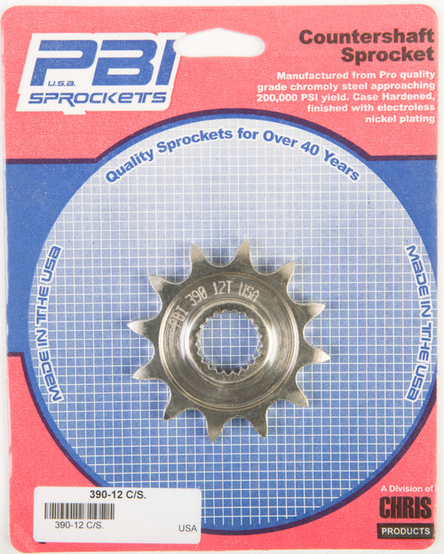Front Cs Sprocket Steel 12t 520 Hon 390-12 Front Cs Sprocket Steel 12t 520 Hon 390-12