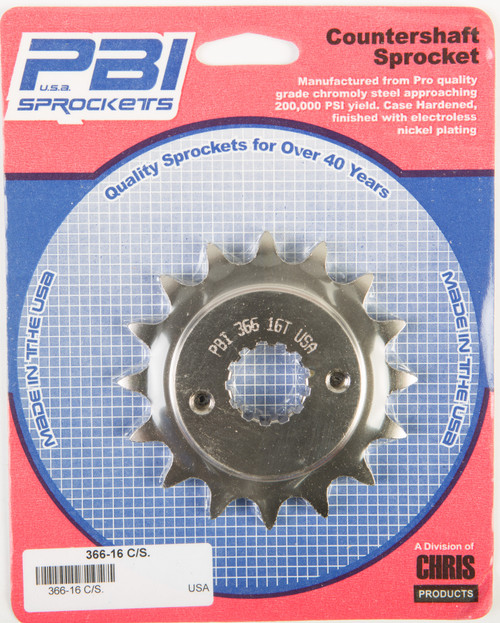 Front Cs Sprocket Steel 16t 525 Hon 366-16