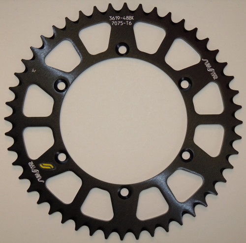 Rear Sprocket Aluminum 52t 520 Blk Kaw/Suz 5-361952BK Rear Sprocket Aluminum 52t 520 Blk Kaw/Suz 5-361952BK