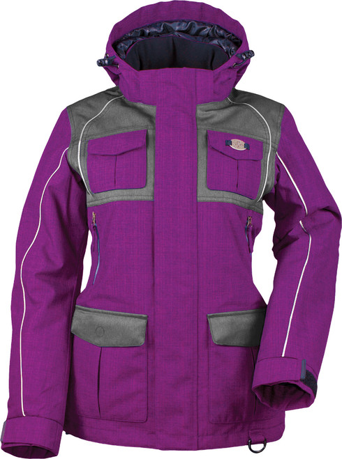 Arctic Appeal Jacket Deep Berry Charcoal M