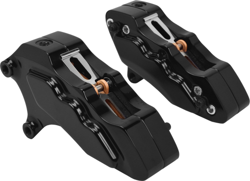 6 Pist Front Dual Caliper Kit Black 00 Up W/ 13" Rotor 6 Pist Front Dual Caliper Kit Black 00 Up W/ 13" Rotor
