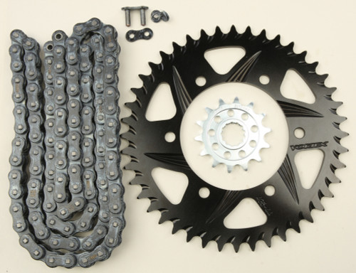 Sprocket/Chain Kit Stl/Alu 14/44t Blk Sx3 520 112l Blk