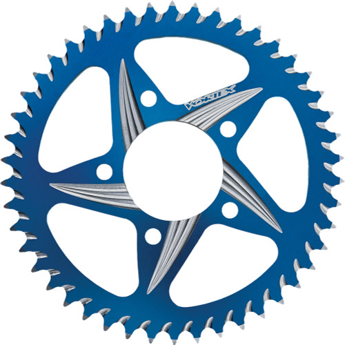 Rear Cat5 Sprocket Aluminum 45t 525 Blu Kaw/Suz/Yam Rear Cat5 Sprocket Aluminum 45t 525 Blu Kaw/Suz/Yam