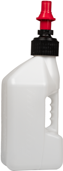 Utility Container White W Red Cap 2.7 Gal