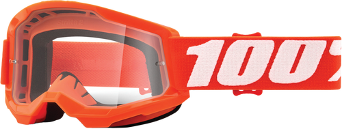 Strata 2 Junior Goggle Orange Clear Lens Strata 2 Junior Goggle Orange Clear Lens