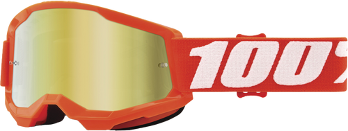 Strata 2 Junior Goggle Orange Mirror Gold Lens Strata 2 Junior Goggle Orange Mirror Gold Lens