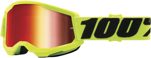 Strata 2 Junior Goggle Fluo Yellow Mirror Red Lens Strata 2 Junior Goggle Fluo Yellow Mirror Red Lens