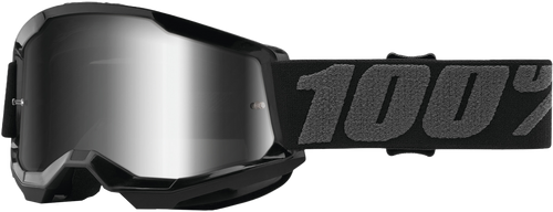 Strata 2 Junior Goggle Black Mirror Silver Lens 50032-00001 Strata 2 Junior Goggle Black Mirror Silver Lens 50032-00001