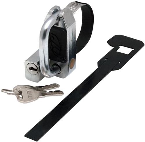 Universal Helmet Lock (Chrome)