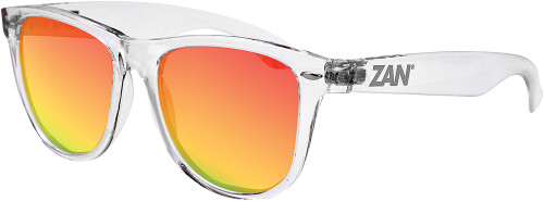 Throwback Minty Sunglasses Clear W/Smoke Crimson Lens Throwback Minty Sunglasses Clear W/Smoke Crimson Lens