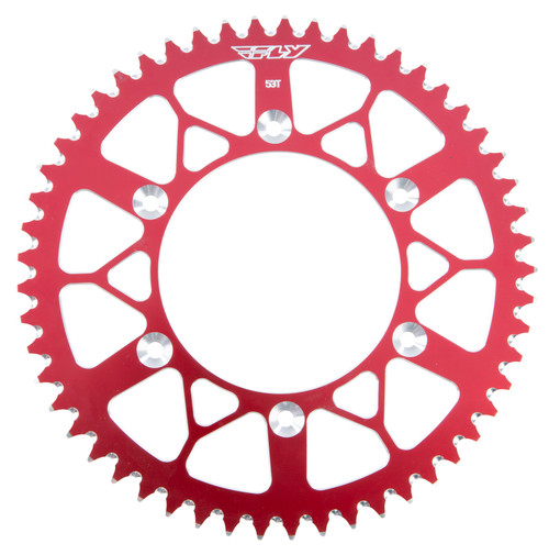 Rear Sprocket Aluminum 53t 520 Red Hon OLD 225-53 RED