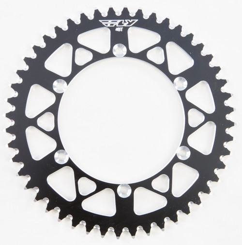 Rear Sprocket Aluminum 48t 520 Blk Kaw/Suz OLD 422-48 BLK Rear Sprocket Aluminum 48t 520 Blk Kaw/Suz OLD 422-48 BLK