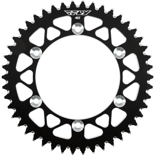 Rear Sprocket Aluminum 46t 520 Blk Hon/Yam OLD 208-46 BLK