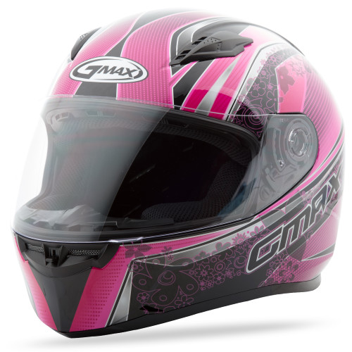 Ff 49 Full Face Elegance Helmet Black/Pink Xs