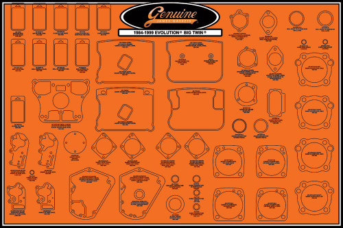 Gasket Display Board Big Twin 99000 Evbt Gasket Display Board Big Twin 99000 Evbt