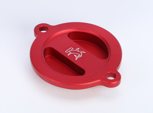 Oil Filter Cover Ktm450/500 Red