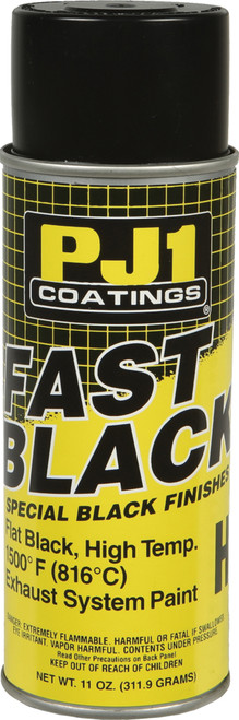 Fast Black 1500f High Temp Flat Finish 11oz Fast Black 1500f High Temp Flat Finish 11oz