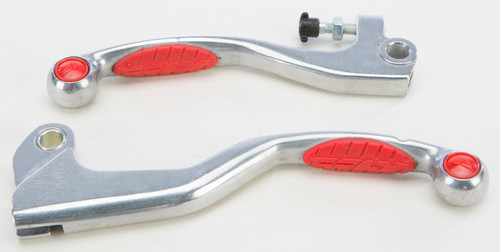 Grip Lever Set Red 201-051-FLY