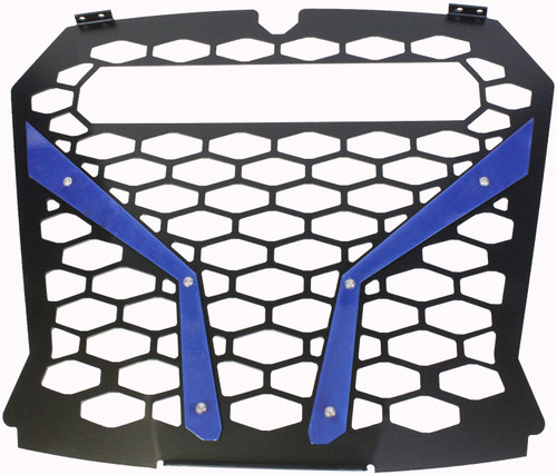 Front Grill Blue Pol Rzr S With Out 10" Light Front Grill Blue Pol Rzr S With Out 10" Light
