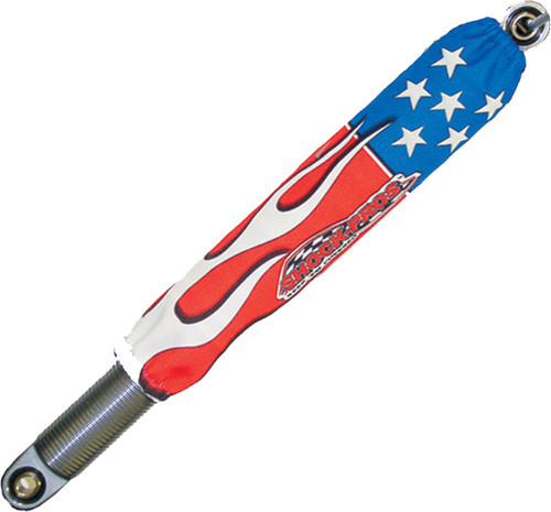 Shock Covers Patriot W/White Flames A104PAFL Shock Covers Patriot W/White Flames A104PAFL