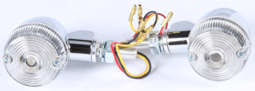 Style 1 Led Turn Signal Chrome W/Clear Lens