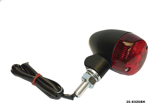 Turn Signal Style 1 Black W/Red Lens