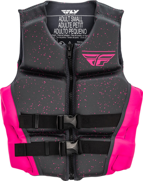 Women's Neoprene Vest Pink/Grey Sm