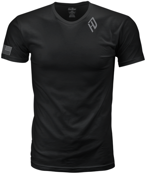 Harddrive Shield Tee Black/White Md Harddrive Shield Tee Black/White Md