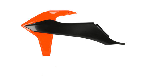 Radiator Shroud Orange/Black Ktm