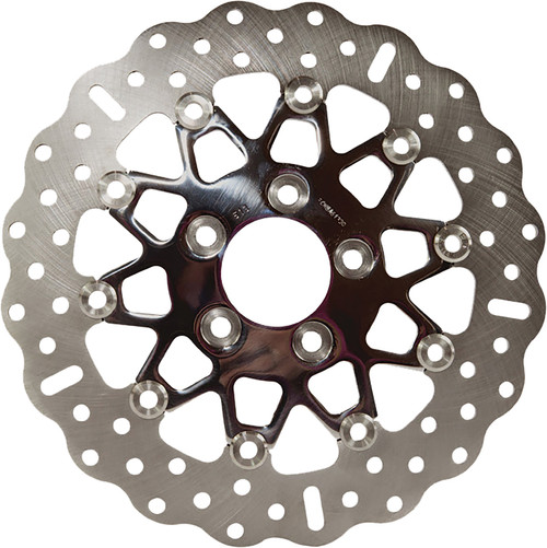 V Twin Street Rotor Fsd025cblk Floating 10 Spoke Front V Twin Street Rotor Fsd025cblk Floating 10 Spoke Front