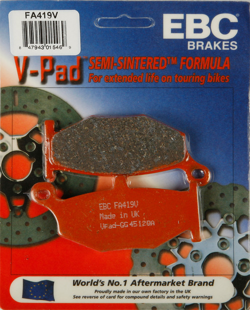Brake Pads V Series FA419V Brake Pads V Series FA419V