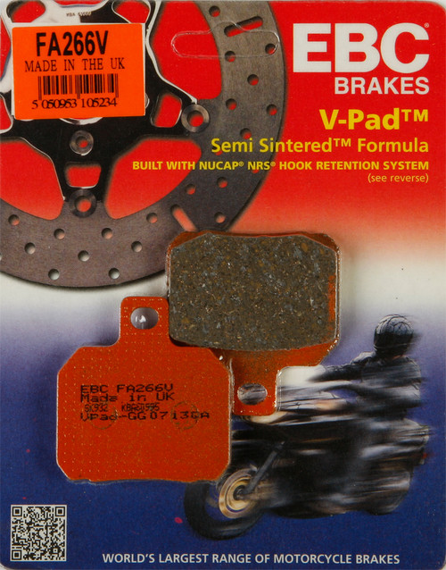 Brake Pads V Series FA266V Brake Pads V Series FA266V