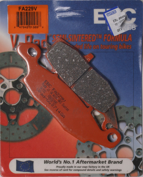 Brake Pads V Series FA229V Brake Pads V Series FA229V