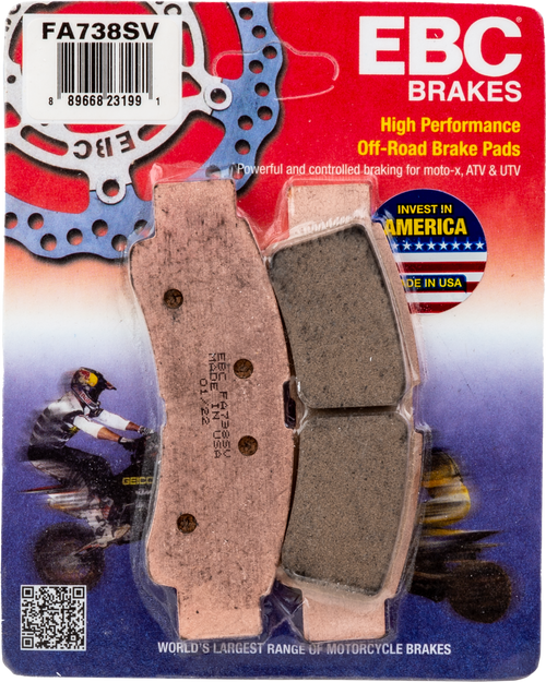 Brake Pads Fa738sv Severe Duty Sv Series Brake Pads Fa738sv Severe Duty Sv Series