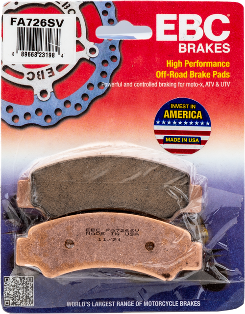 Brake Pads Fa726sv Severe Duty Sv Series Brake Pads Fa726sv Severe Duty Sv Series