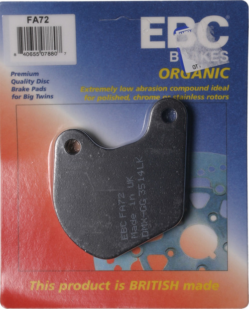 Brake Pads Fa72 Organic Brake Pads Fa72 Organic