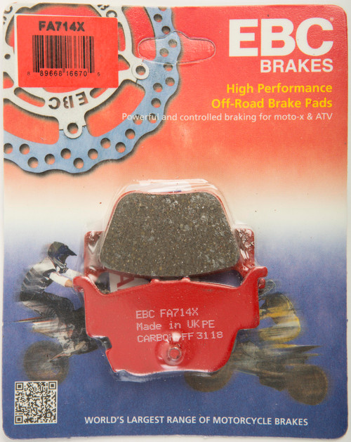 Brake Pads Fa714x Carbon X Series